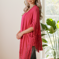 Fuchsia Flow Cardigan