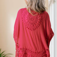 Fuchsia Flow Cardigan