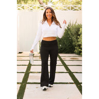 Ready to Ship | The Deluxe Paige Fold-over, Sculpting Leggings - Luxe Leggings by Julia Rose®