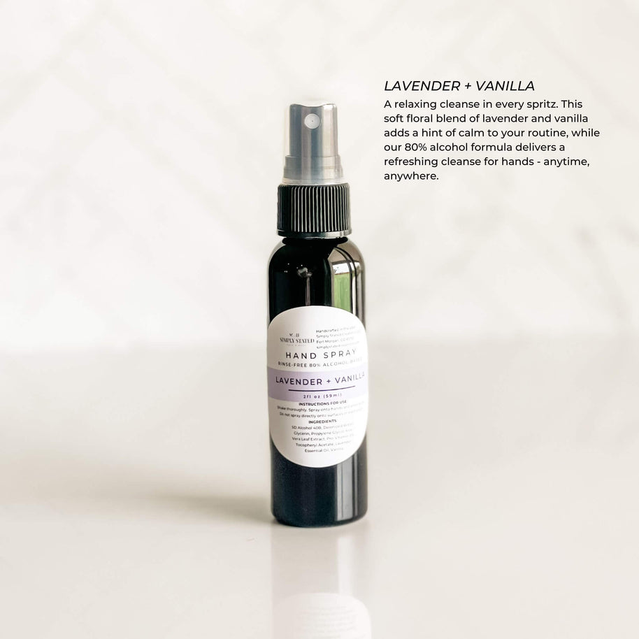 Hand Spray (80% Alcohol-Based, Rinse-Free)