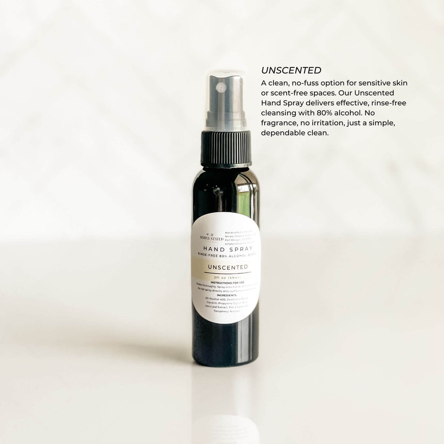 Hand Spray (80% Alcohol-Based, Rinse-Free)