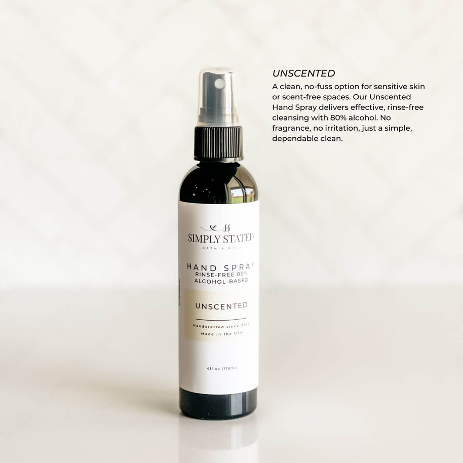 Hand Spray (80% Alcohol-Based, Rinse-Free)