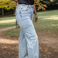 High Energy - Judy Blue Cargo Jeans
