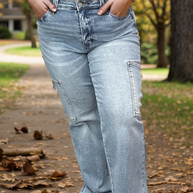 High Energy - Judy Blue Cargo Jeans