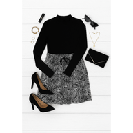 Ready to Ship | The Sydney Snakeskin Jogger Skirt