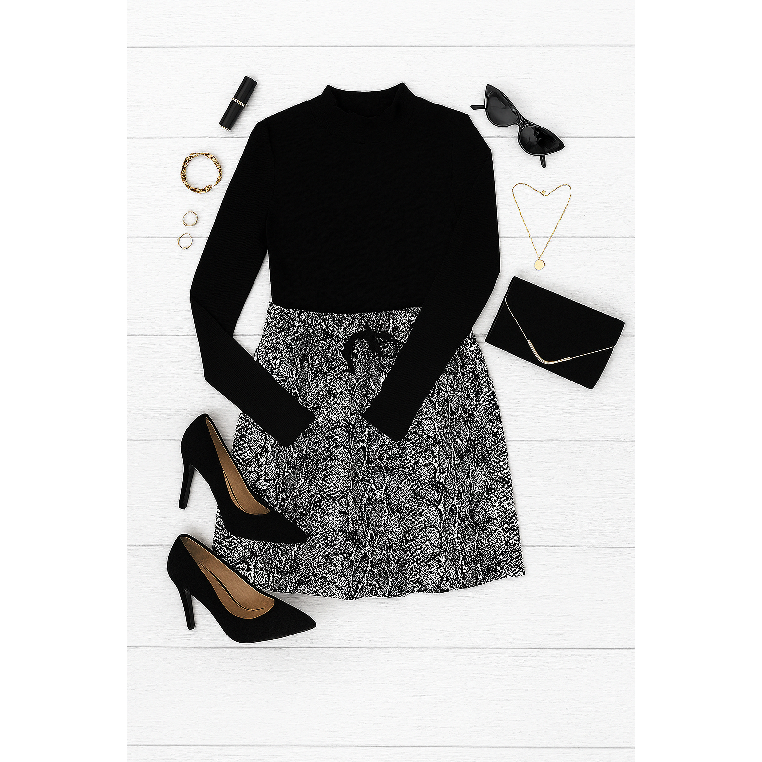 Ready to Ship | The Sydney Snakeskin Jogger Skirt