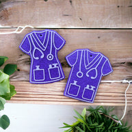 Purple Scrub Top Freshies