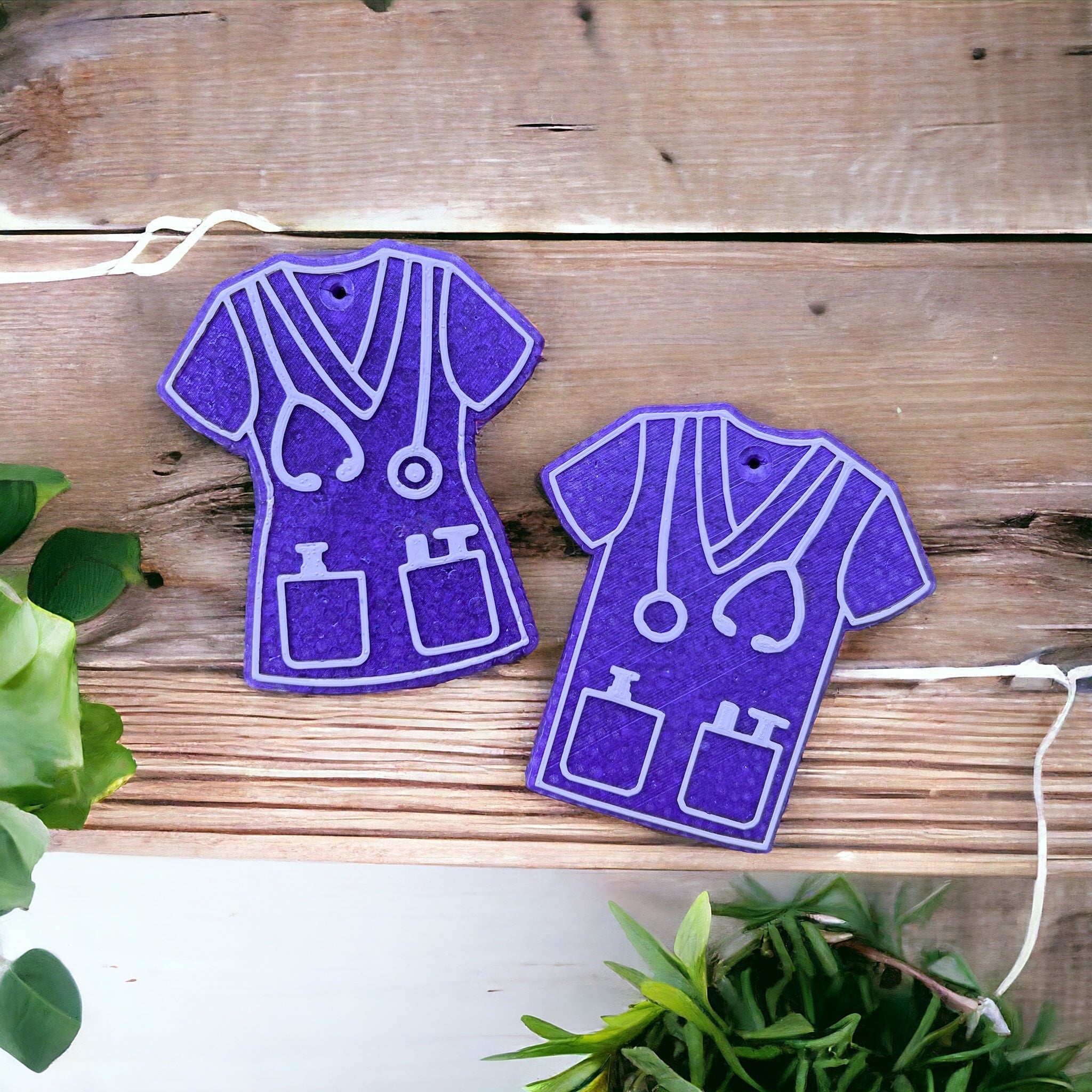 Purple Scrub Top Freshies