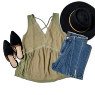 Give Me That Edge - Sleeveless Top