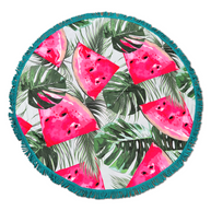 Circular Beach Towel - Watermelon