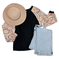 Enigmatic Beauty Raglan