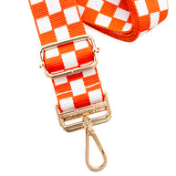 Lizzie Checkered Adjustable Bag Strap