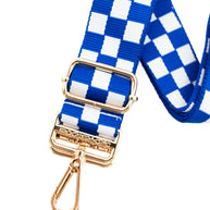 Lizzie Checkered Adjustable Bag Strap