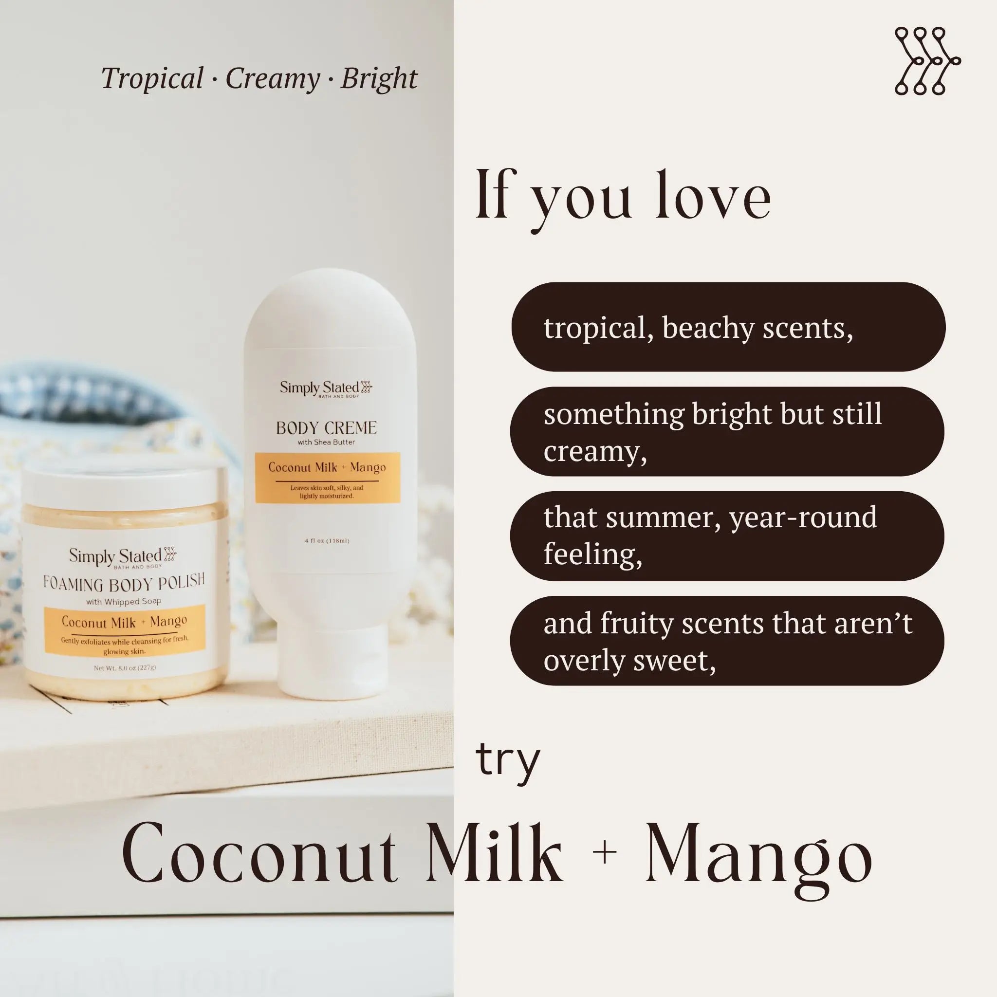 Coconut Milk + Mango Body Polish