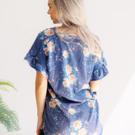 Moonlit Petals Top