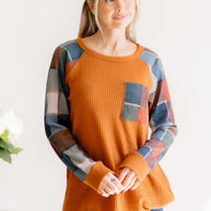 Plaid Intentions Top