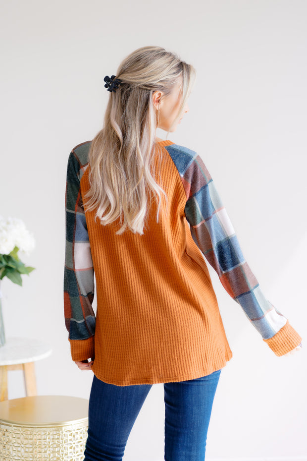 Plaid Intentions Top