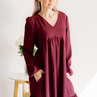 Burgundy Bliss Dress