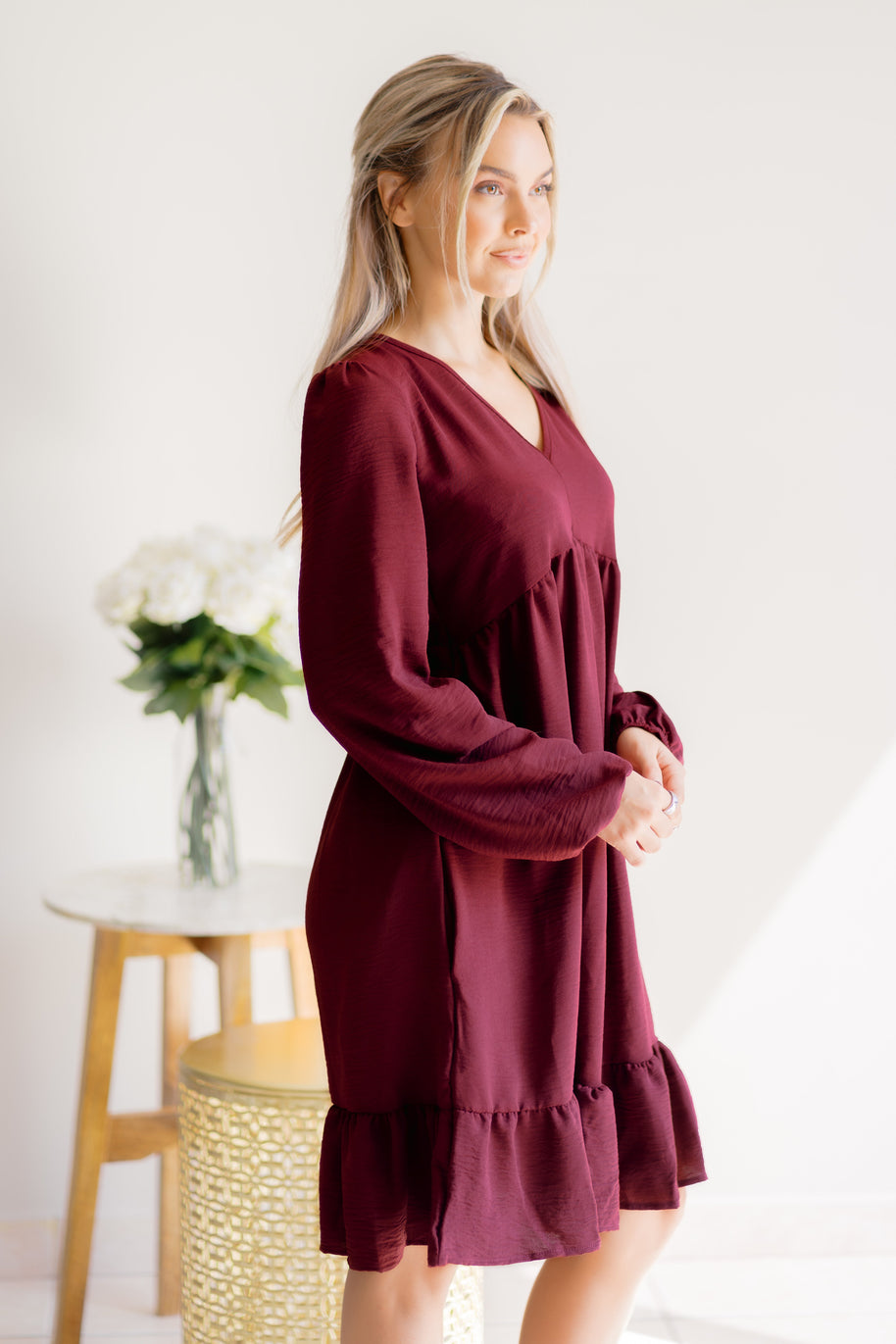 Burgundy Bliss Dress