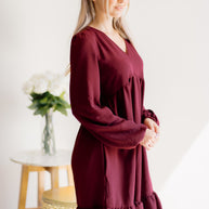 Burgundy Bliss Dress