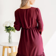 Burgundy Bliss Dress