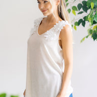 Whimsy Bloom Sleeveless Top