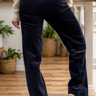 Judy Blue Corduroy Wide Leg - Black