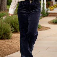 Judy Blue Corduroy Wide Leg - Black