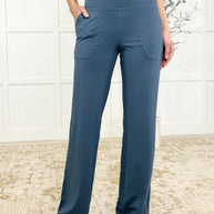 Leg Day Legends Straight Leg Bottoms in Code Blue