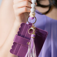 Lilac Luxe Keychain Wallet
