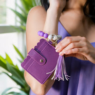 Lilac Luxe Keychain Wallet