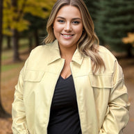 Little Ray of Sunshine - Leather Jacket