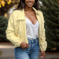 Little Ray of Sunshine - Leather Jacket