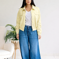 Little Ray of Sunshine - Leather Jacket