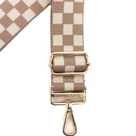 Lizzie Checkered Adjustable Bag Strap