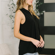Lizzy Tank Top in Black