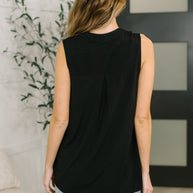 Lizzy Tank Top in Black