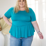 Lost Without You - Jade Peplum