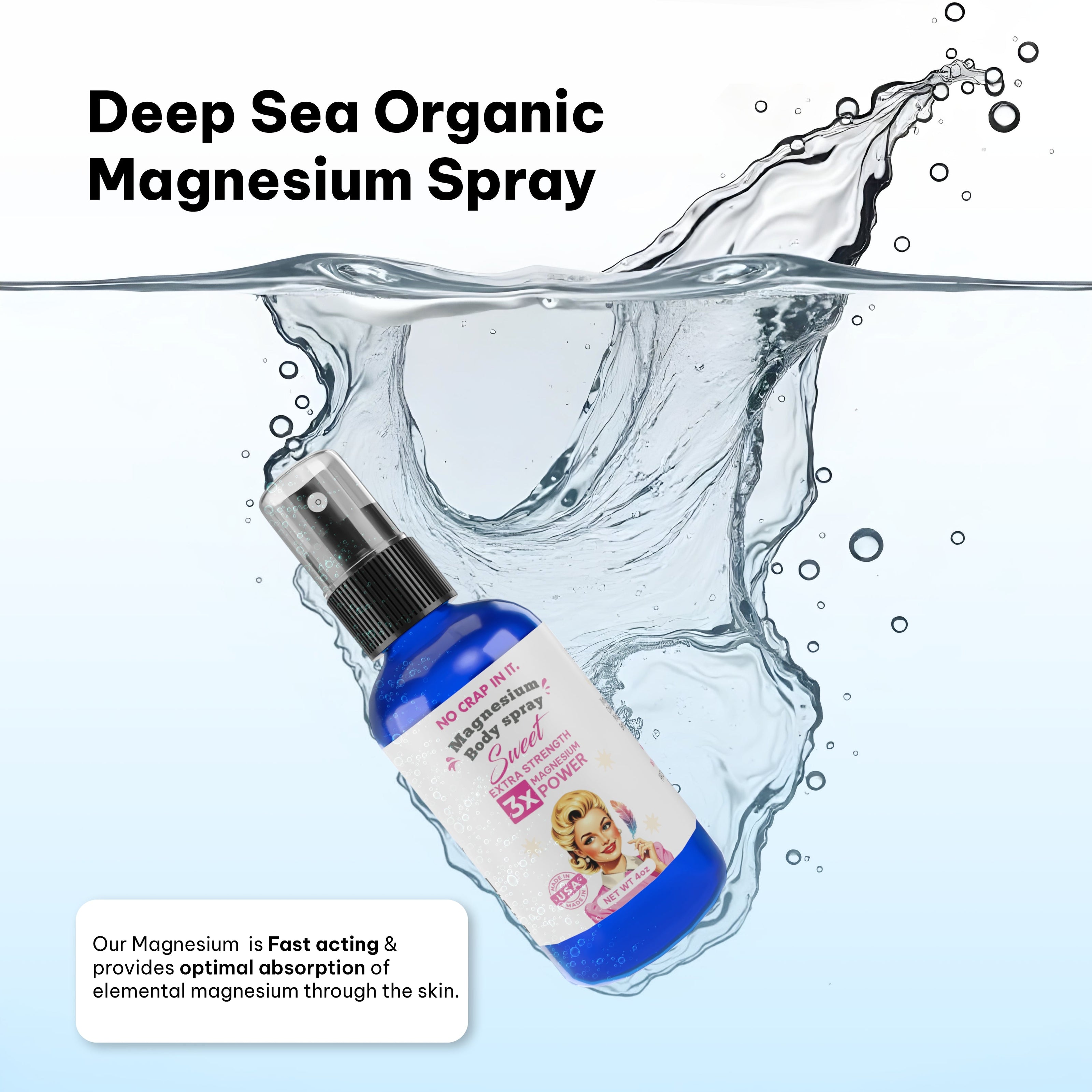Magnesium Spray for Body Odor