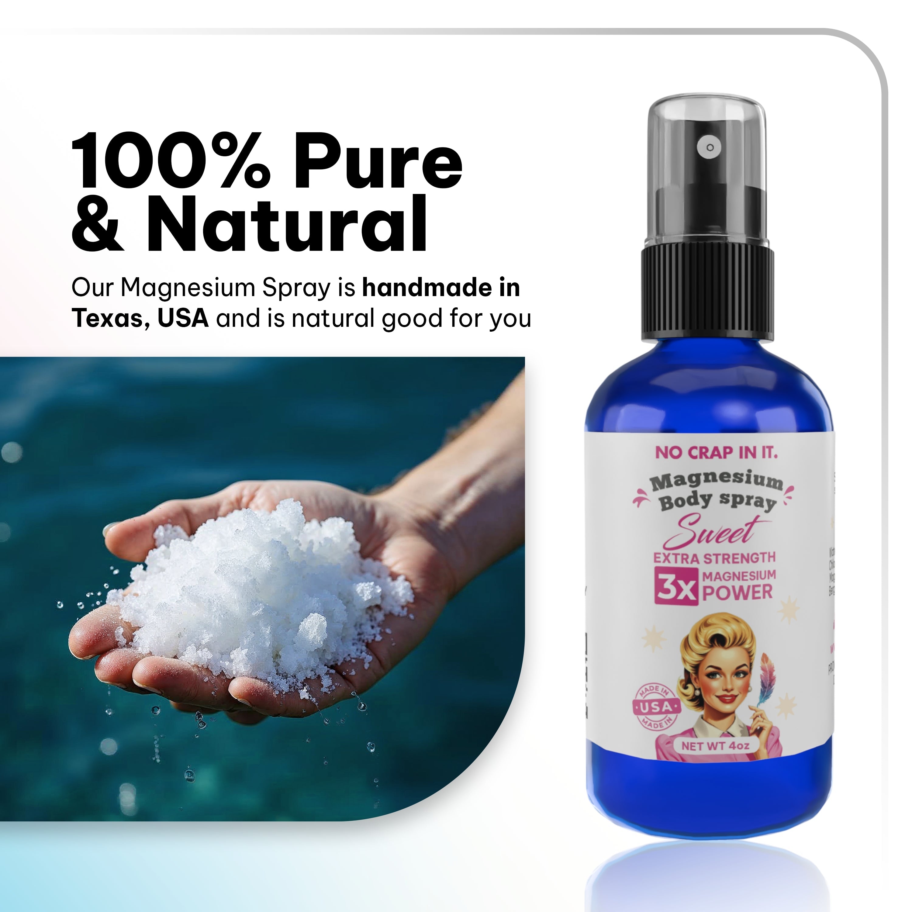 Magnesium Spray for Body Odor