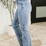 Marlena High Rise Shield Pocket Flare Jeans