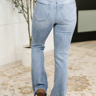 Marlena High Rise Shield Pocket Flare Jeans