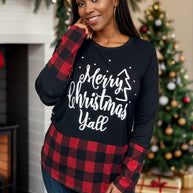 Merry Christmas Y'all - Pullover