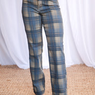 Perfectly Plaid - Judy Blue Straight Leg