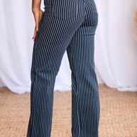 Pinstriped Diva - Tummy Control Judy Blues