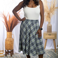 Playful In Plaid - Skirt