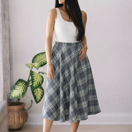 Playful In Plaid - Skirt