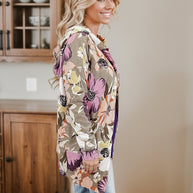 Pop Of Floral - Cardigan