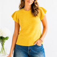 Queen Bee Ruffle Sleeve