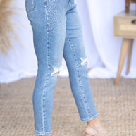 Rhinestone Beauty - Judy Blue Slim Fit
